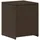 vidaXL Kissenbox 55 x 55 x 69 cm Braun