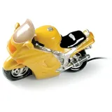 Booster Table Lamp Motorcycle Motorrad Lampe, gelb