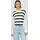 s.Oliver Longpullover im Streifenmix Creme/Blau XS