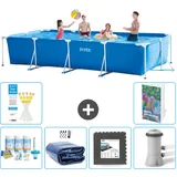Rechteckiger Frame Pool - 450x220x84 Cm - 7-teilig  S59