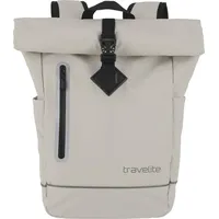 Travelite Basics Roll-Up Backpack Plane Rucksack Rucksack Ivory creme