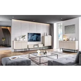 ax living Dinley Tisch 93,2x79x39 cm Beige