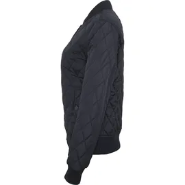 URBAN CLASSICS Damen Diamond Quilt Nylon Jacket", Jacke, navy, XL, - XL