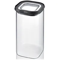 GEFU Pantry Vorratsdose schwarz 11 cm x 11 cm x 20 cm 1,4 l