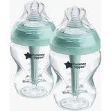 TOMMEE TIPPEE Anti-Kolik Babyflasche 2er-Pack 260 ml, Green
