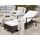 Beliani Rattanliege Sonnenliege 158 x 63 x 96 cm Braun