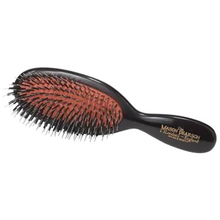 Mason Pearson BN4 Haarbürste, Wildschweinborsten, Nylon, Rosa