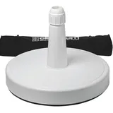 Doppler PVC Sockel 70kg weiss - zum Füllen m.Sand - Rohr 28-67 mm