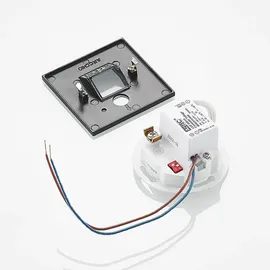 ARCCHIO Neru LED-Einbaulampe 2 eckig schwarz Aluminium
