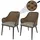 Proregal Gartenstuhl 59 x 63 x 84 cm beige 2 St.
