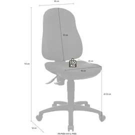 TOPSTAR Point 70 ohne Armlehnen blau / schwarz