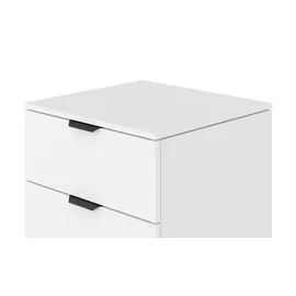 Sconto Nachtschrank Dreamer 45 x 43 x 65 cm Weiß