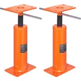Mophorn-Hebebühnen für den Hausgebrauch,2er-Pack, Höhenbereich von 12 bis 16 Zoll, max. Tragkraft pro Stück 9700 lbs, verstellbarer Teleskop-Hebebock