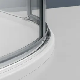 Bernstein EX406 Runddusche mit Drehtür 90 x 195 cm Echtglas