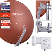 DURA-SAT DUR-line Select 75/80cm R + UK 124 LNB