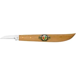 Kirschen Kerbschnitzmesser, runder Rücken, gerade Schneide