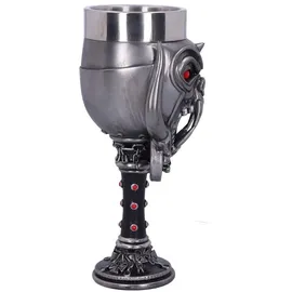 Nemesis Now Motorhead Kelch Glas, Silber, 20,5 cm