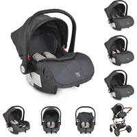 Moni Babyschale Trio i-Size (40 - 87cm) Adapter, Fußabdeckung,