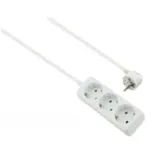 helos Steckdosenleiste CLASSIC 3,00 m Weiß 3 St.
