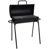 PROGARDEN Holzkohlegrill Zylinderform 33 cm Durchmesser