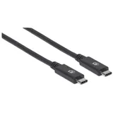 Manhattan USB-C 1 m Schwarz