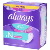 Always Slipeinlagen Daily Fresh Normal 56 St.