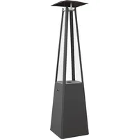 Kratki Gasheizstrahler Umbrella Stahl schwarz 12kW Set