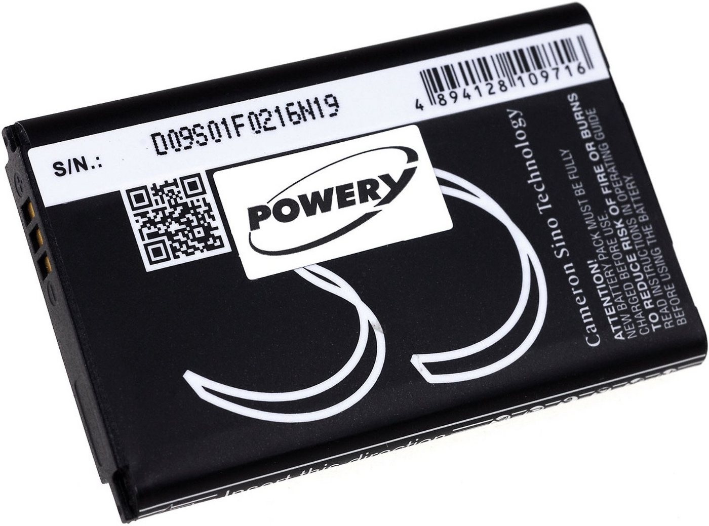 Powery Akku für Samsung Typ EB-BB550ABE Smartphone-Akku 1200 mAh (3.7 V) schwarz