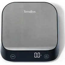TERRAILLON Küchenwaage Epsilon, Küchenwaage, Grau, Silber, Schwarz