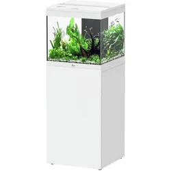 aquatlantis Aqua Tower 120 Kombi Aquarium mit Unterschrank weiß