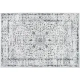 Tectake Aliya Kurzflorteppich 200 x 274 cm Grau