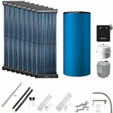 Buderus Solaranlage Logaplus S116 - 8 Kollektoren (9,76m2) SKR10 CPC mit Kombispeicher Logalux P750 S blau - 7739612899