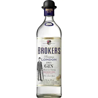 Brokers Gin Premium London Dry Gin 47% vol. (1 x 0.7 l)