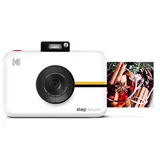 Kodak Step Touch | 13MP Digitalkamera & Instant-Drucker mit 3,5"-LCD-Touchscreen-Display, 1080p HD-Video, 10x optischer Zoom, Selfie-Spiegelung, Editing-Suite, Bluetooth & ZINK-Drucktechnik | Weiß
