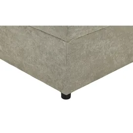 Sofa.de Boxspringbett mit Bettkasten ¦ beige ¦ Maße (cm): B: 204 H: 124