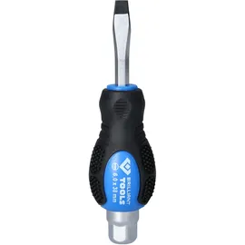 BRILLIANT TOOLS Schraubendreher Schlitz mit Schlagkappe 6,0 mm