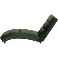 SalesFever Chaiselongue Samt, Grau|Grün|Rosa