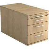 Hammerbacher Rollcontainer eiche 4 Auszüge