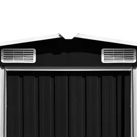 vidaXL Geräteschuppen 4,75 x 2,45 m anthrazit