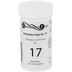 HOMOEOPATHIEFUCHS Schüssler-Salz Nummer 17 Manganum sulfuricum D6