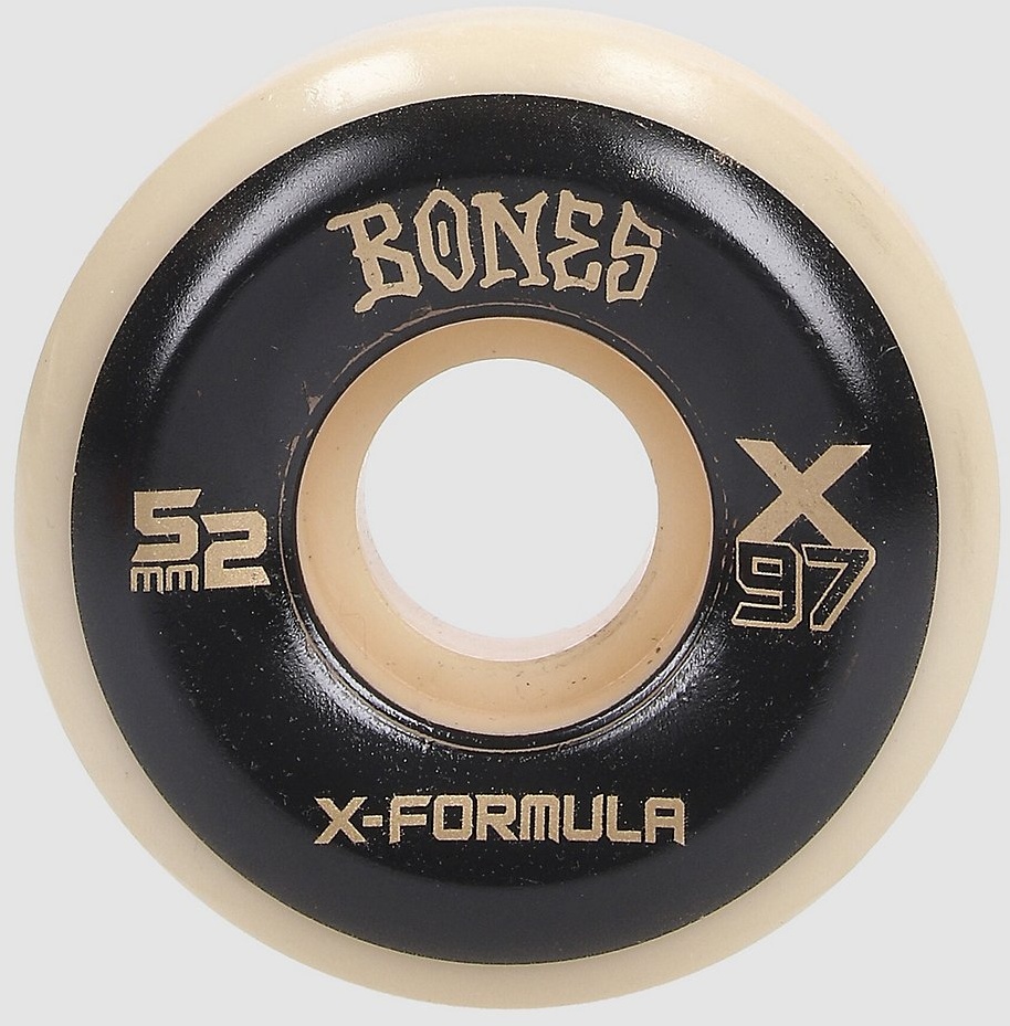 Bones Wheels X Formula 97A V5 52mm Sidecut Rollen white Gr. Uni