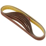 Scheppach 7903301702 Zubehör Schleifgerät/Schleifbandset, passend für den BTS700 Band- und Tellerschleifer, Körnung 60/80, 765 x 25 mm