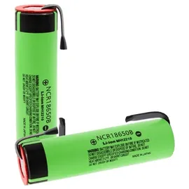 Panasonic NCR18650B 3,7V 3400mAh + 2x Box