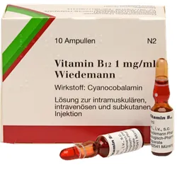 Vitamin B12 Wiedemann 1 mg/ml Injektionslsg.Amp. 10 St