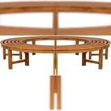deluke Baumbank 250 x 250 x 45 cm Braun