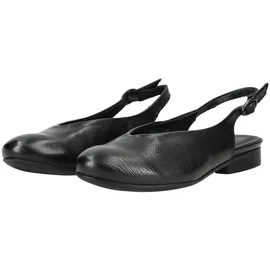 THINK! Damen, GUAD2 chromfrei gegerbte nachhaltige Halbschuhe, schwarz | Gr.: 37