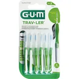 sunstar GUM TRAV-LER 1,1mm Tanne grün Interdental+6Kappen