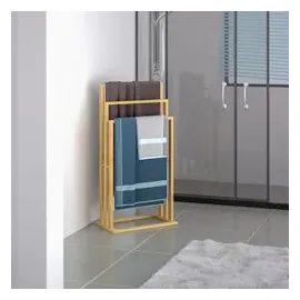 CASARIA CASARIA® Handtuchhalter Bambus Handtuchständer Freistehend