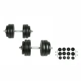 vidaXL Hantel Set 30 kg