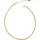 FIRETTI Collier Kordelkette Goldfarben Edelstahl